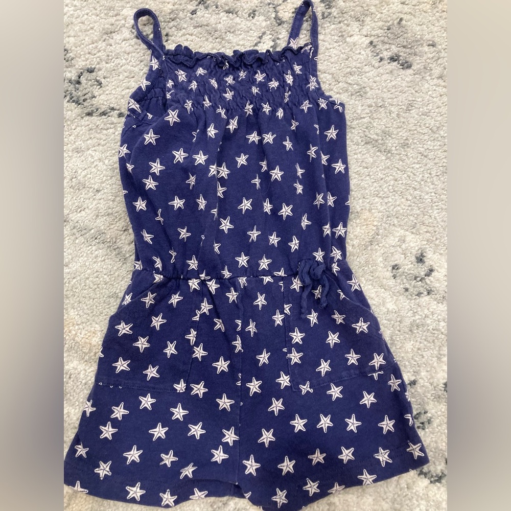 Next Navy Star Print Kids Romper